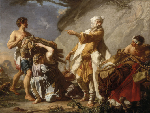 Ill. 5. Hugues Taraval, Le sacrifice d’Abraham, 1770-1775, Musée des Beaux Arts de Lille, cliché de l’auteur.